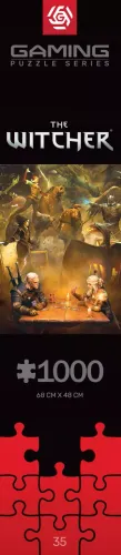 Puzzle Good Loot Wiedźmin 1000 elementów Puzzle Gaming The Witcher Wiedźmin na Arena.pl