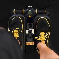 Stepper do ćwiczeń fitness skrętny 2w1 z linkami licznikiem step Trex Sport