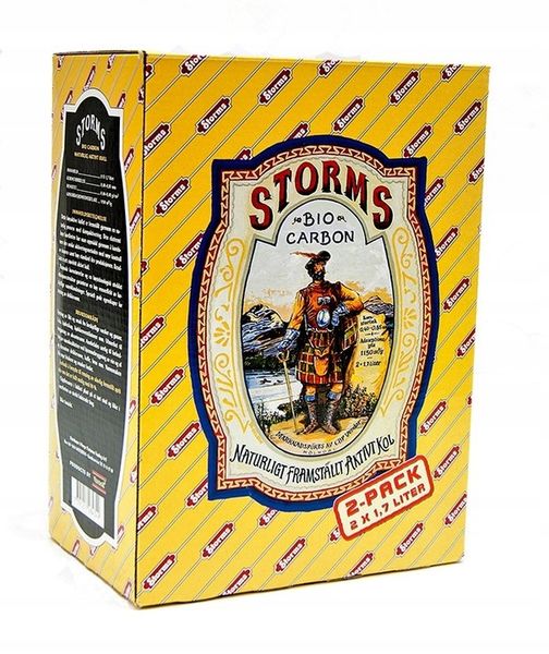 Węgiel aktywny KOKOSOWY Storms - 2 PACK 3,4L. zdjęcie 1