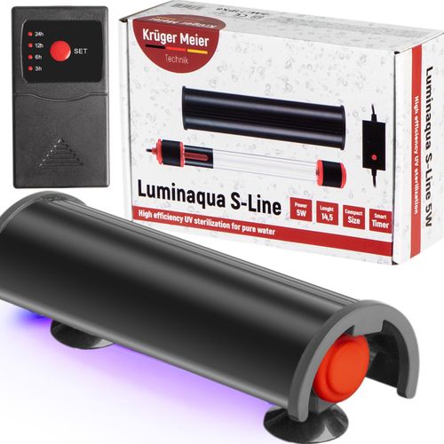 Kruger Meier Luminaqua S-Line 5W - sterylizator UV z programatorem czasowym na Arena.pl