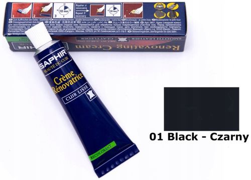 SAPHIR RENOVATING CREAM DO RENOWACJI SKÓR CZARNY na Arena.pl