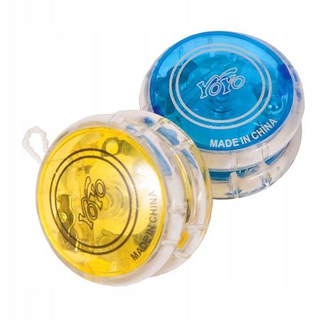 JOJO GRA ZRĘCZNOŚCIOWA YOYO ZABAWKA ŚWIECĄCE 4 szt JO-JO NA POCZĄTEK na Arena.pl