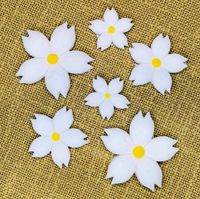 Kwiatki kwiaty jaśmin cukrowe na tort, babeczki a6