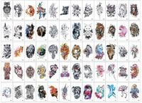 TATUAŻE ZMYWALNE DLA DZIECI 60SZT ZWIERZĘTA