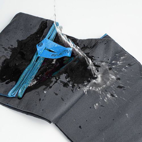 Ręcznik Szybkoschnący Z Mikrofibry 130X80Cm Szaro-Niebieski na Arena.pl