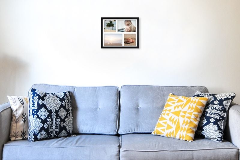 Ramka na 4 zdjęcia Hekla 24x30x4 foto galeria czarny 1szt. zdjęcie 4