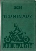 KALENDARZ A5 2026 dzienny PLANER z grawerem DLA MOTOCYKLISTY PREZENT