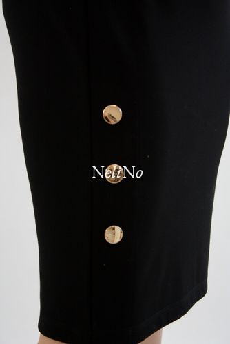 Elegancka spódnica z guziczkami Carolline Czarna 38 na Arena.pl