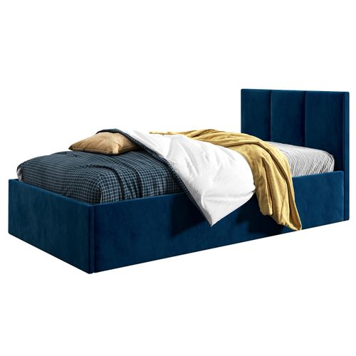 Łóżko młodzieżowe Tapczan 120x200 Basic Roma Czarny + POJEMNIK na Arena.pl