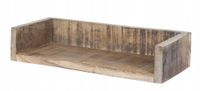 Półka drewno Skandi.pl 35 x 15 cm odcienie brązu