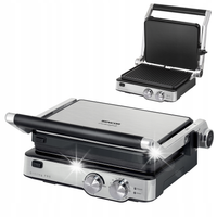 Grill elektryczny kontaktowy zamykany SENCOR 2000W CoolTouch z termostat-em