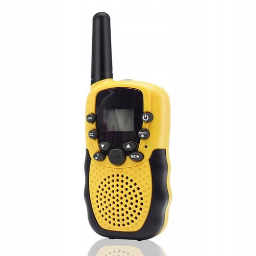 WALKIE TALKIE DLA DZIECI KRÓTKOFALÓWKA 2SZT ZASIĘG 3KM LATARKA ŻÓŁTO-CZARNE na Arena.pl