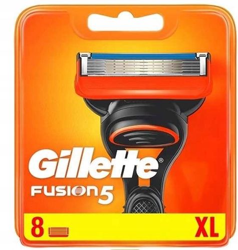 Wkłady do maszynki gillette fusion 5 ORYGINALNE ( 8 sztuk ) ZESTAW na Arena.pl
