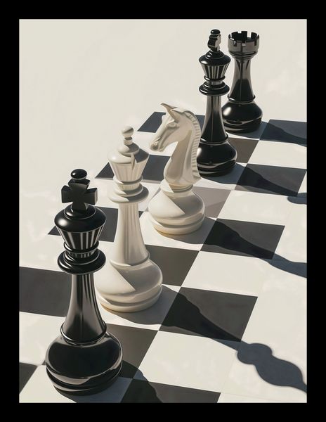 Plakat 15x20cm Szach i Mat zdjęcie 2