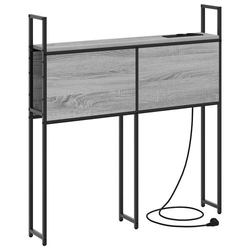 Szafka z Ładowaniem Z zagłówkiem Szary dąb sonoma 100 cm na Arena.pl