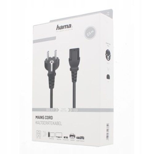 Kabel zasilający HAMA 3-PIN 2,5m na Arena.pl