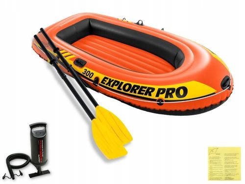 Ponton Intex Explorer 300 3os. Pompka + Wiosła 58358 MODEL 2024 na Arena.pl