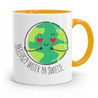 Kubek Żółty Prezent Dla Wujka Najlepszy Wujek Z Nadrukiem Ze Zdjęciem