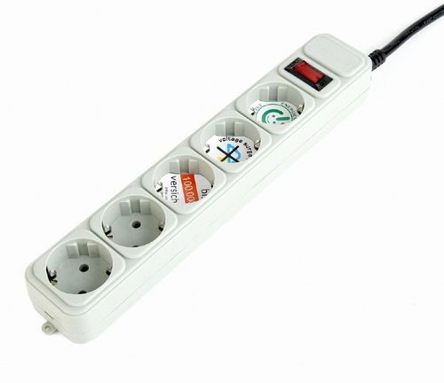 Power Cube SPG3-B-6C surge protector, 5 sockets, 6ft Gembird na Arena.pl
