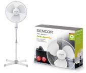 Wentylator podłogowy Sencor SFN 4047WH stojący biały 50W 40cm