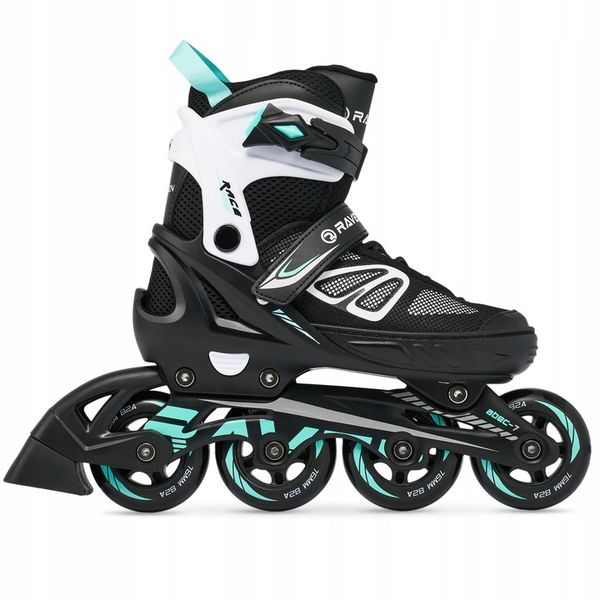 Rolki Regulowane RAVEN Advance Black/Mint 35-39 zdjęcie 9