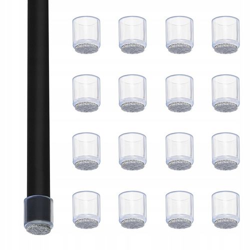 16x Nakładki nasadki na nogi krzesła z filcem 16mm na Arena.pl