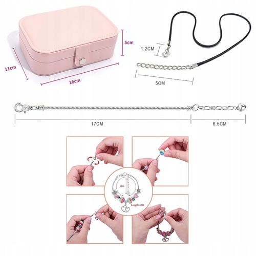 150EL IDEALNY PREZENT ZESTAW DO ROBIENIA BRANSOLETEK I NASZYJNIKÓW na Arena.pl