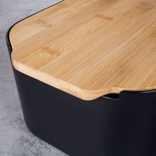 chlebak z deską bambusową czarny 259301 na Arena.pl
