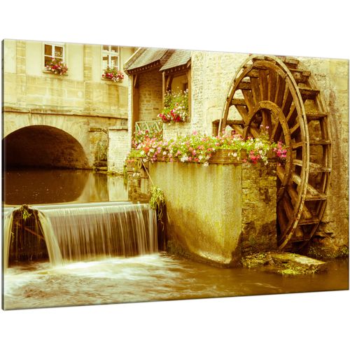 Obraz Płótno 90X60 Młyn W Normandii na Arena.pl