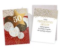 Karnet 50 Urodziny - Sto Lat