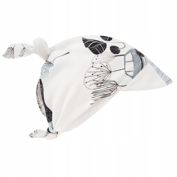 CHUSTKA BAMBUSOWA Z DASZKIEM ODDYCHAJĄCA 0M+ zdjęcie 2