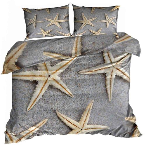 Pościel 3D bawełna satyna 160x200cm MUSZLE na Arena.pl