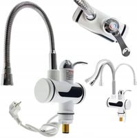 KRAN PODGRZEWACZ WODY 3000 W ELEKTRYCZNY PRZEPŁYWOWY Z WYŚWIETLACZEM