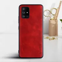 Etui AIORIA Vintage LEATHER do Samsung Galaxy A51 czerwony