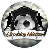 Opłatek na tort Urodziny Piłka Nożna Bramka Gol Klub Boisko Stadion