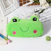 1 SZT. 20CM Uroczy Pluszowy Piórnik z Kreskówkowymi Zwierzętami, Torebka, Breloczek – 13