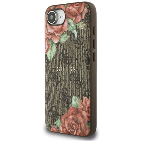 etui guess 4g flowers print magsafe do   iphone 16e brązowy na Arena.pl