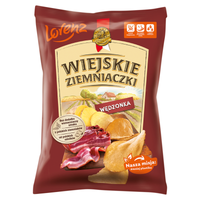 Wiejskie Ziemniaczki Chipsy ziemniaczane wędzonka 130 g