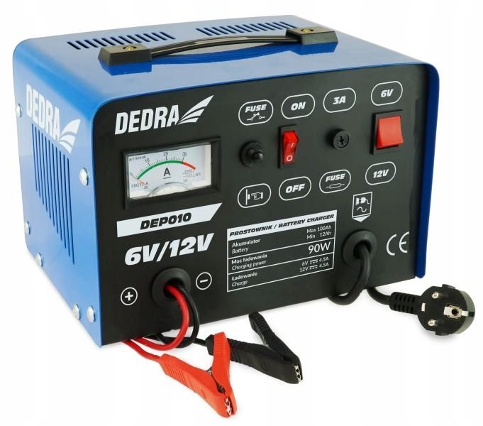 Prostownik Dedra DEP010 6/12V 12-100Ah zdjęcie 1