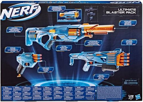 SNAJPERKA NERF ELITE EAGLEPOINT + KARABIN SHOTGUN I PISTOLET + 50 STRZAŁEK na Arena.pl