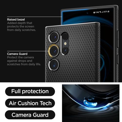spigen liquid air galaxy s24 ultra matte black na Arena.pl