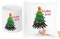 Na Święta Zestaw Poduszka + Skarbonka Prezent Z Nadrukiem Ze Zdjęciem