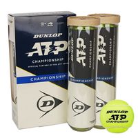 Piłka tenisowa Dunlop ATP Championship 2x4 szt  żółty