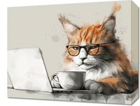 Obraz 50x40cm Nie przed Kawusią