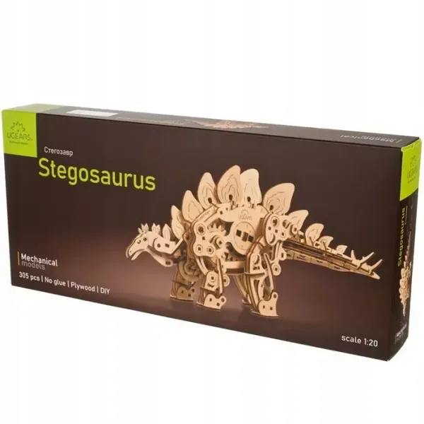 Puzzle 3D UGEARS Stegozaur zdjęcie 16