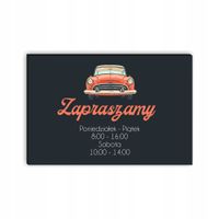 Tabliczka dibond 40x30 godziny otwarcia twoja nazwa mechanik auto serwis
