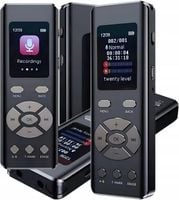 DYKTAFON CYFROWY PROFESJONALNY 64GB SZPIEGOWSKI MP3 DETEKCJA 1536 kb/s