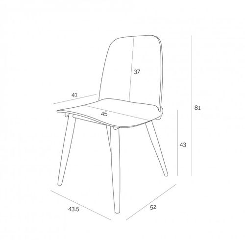 Krzesło Rosse szare na Arena.pl