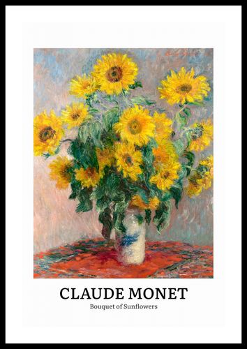Plakat 40x60cm Design Sunflowers, Monet Vintage do Salonu na Arena.pl