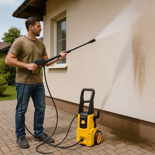 Samossąca myjka ciśnieniowa Riwall REPW 130M 230 barEW aluminiowa na Arena.pl